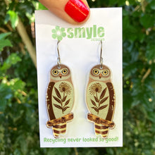 Load image into Gallery viewer, Barking Owl Earrings