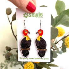 Load image into Gallery viewer, Australian Brush Turkey Earrings