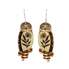 Load image into Gallery viewer, Barking Owl Earrings