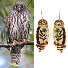 Load image into Gallery viewer, Barking Owl Earrings