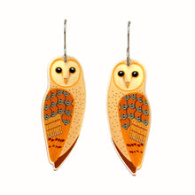 Load image into Gallery viewer, Eastern Barn Owl Earrings