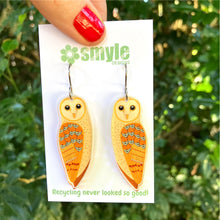 Load image into Gallery viewer, Eastern Barn Owl Earrings