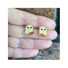Load image into Gallery viewer, Eastern Barn Owl Studs