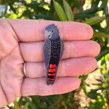 Load image into Gallery viewer, Black Cockatoo Pin