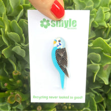Load image into Gallery viewer, Blue Budgie Pin