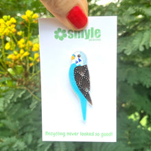 Load image into Gallery viewer, Blue Budgie Pin