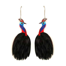 Load image into Gallery viewer, Cassowary Earrings