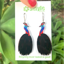 Load image into Gallery viewer, Cassowary Earrings