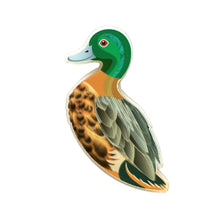 Load image into Gallery viewer, Chestnut Teal Duck Pin