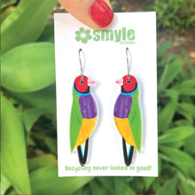 Load image into Gallery viewer, Gouldian Finch Earrings