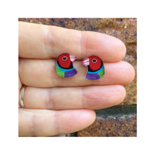 Load image into Gallery viewer, Gouldian Finch Studs