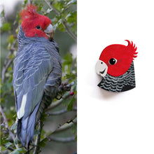 Load image into Gallery viewer, Gang Gang Cockatoo Studs