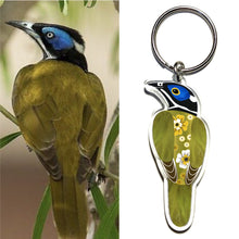 Load image into Gallery viewer, Blue-faced Honeyeater Keyring