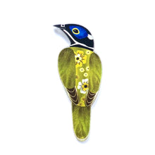 Load image into Gallery viewer, Blue-Faced Honeyeater Pin