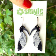 Load image into Gallery viewer, Australian White Ibis Earrings