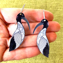 Load image into Gallery viewer, Australian White Ibis Earrings