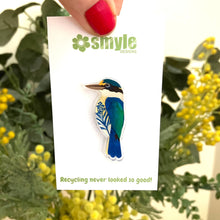 Load image into Gallery viewer, Sacred Kingfisher Pin