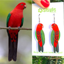 Load image into Gallery viewer, King Parrot Earrings