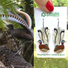 Load image into Gallery viewer, Superb Lyrebird Earrings
