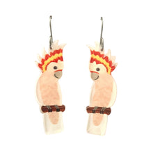 Load image into Gallery viewer, Pink Cockatoo Earrings