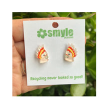 Load image into Gallery viewer, Pink Cockatoo Studs