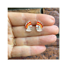 Load image into Gallery viewer, Pink Cockatoo Studs