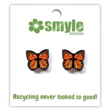Load image into Gallery viewer, Monarch Butterfly Studs