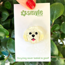 Load image into Gallery viewer, Maltese-Poodle Smyle-Pin