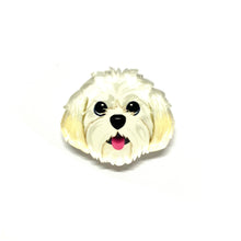 Load image into Gallery viewer, Maltese-Poodle Smyle-Pin