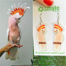 Load image into Gallery viewer, Pink Cockatoo Earrings