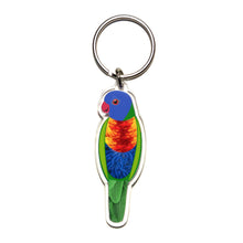 Load image into Gallery viewer, Rainbow Lorikeet Keyring
