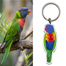 Load image into Gallery viewer, Rainbow Lorikeet Keyring