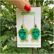 Load image into Gallery viewer, Green Sea Turtle Earrings