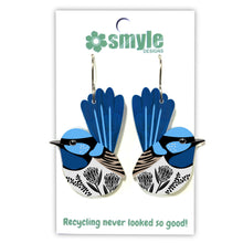 Load image into Gallery viewer, Fairy Wren Earrings