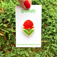 Load image into Gallery viewer, Waratah Pin - Floral Emblem of New South Wales