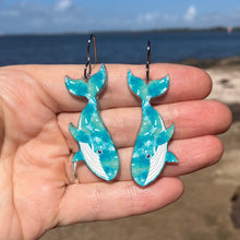 Load image into Gallery viewer, Whale Earrings