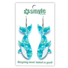 Load image into Gallery viewer, Whale Earrings