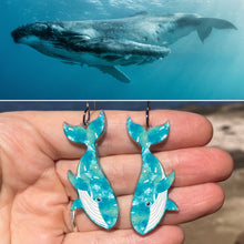 Load image into Gallery viewer, Whale Earrings