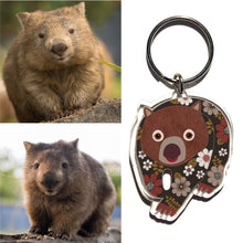 Load image into Gallery viewer, Wombat Keyring