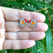 Load image into Gallery viewer, Zebra Finch Studs