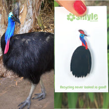 Load image into Gallery viewer, Cassowary Pin