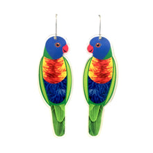Load image into Gallery viewer, Rainbow Lorikeet Earrings