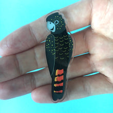 Load image into Gallery viewer, Black Cockatoo Pin