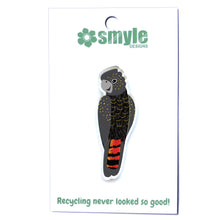 Load image into Gallery viewer, Black Cockatoo Pin
