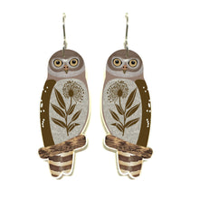 Load image into Gallery viewer, Barking Owl Earrings
