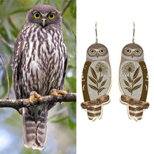 Load image into Gallery viewer, Barking Owl Earrings

