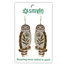 Load image into Gallery viewer, Barking Owl Earrings
