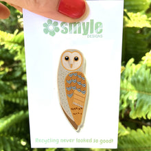 Load image into Gallery viewer, Eastern Barn Owl Pin
