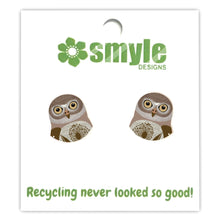 Load image into Gallery viewer, Barking Owl Studs
