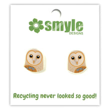 Load image into Gallery viewer, Eastern Barn Owl Studs
